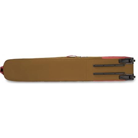 Чехол для лыж каркасный на колесах DAKINE Fall Line Ski Roller Bag 190 (10001459) dark olive/ dark rose