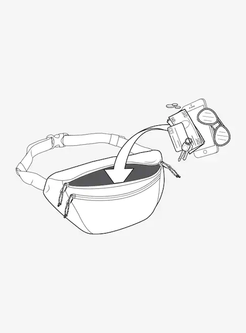 Сумка на пояс Burton Hip Pack 3L (207641) limeade ripstop