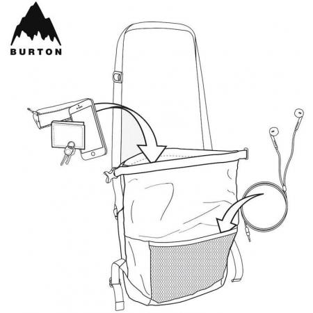 Сумка на пояс Burton Haversack 5L (196071) true black ballistic