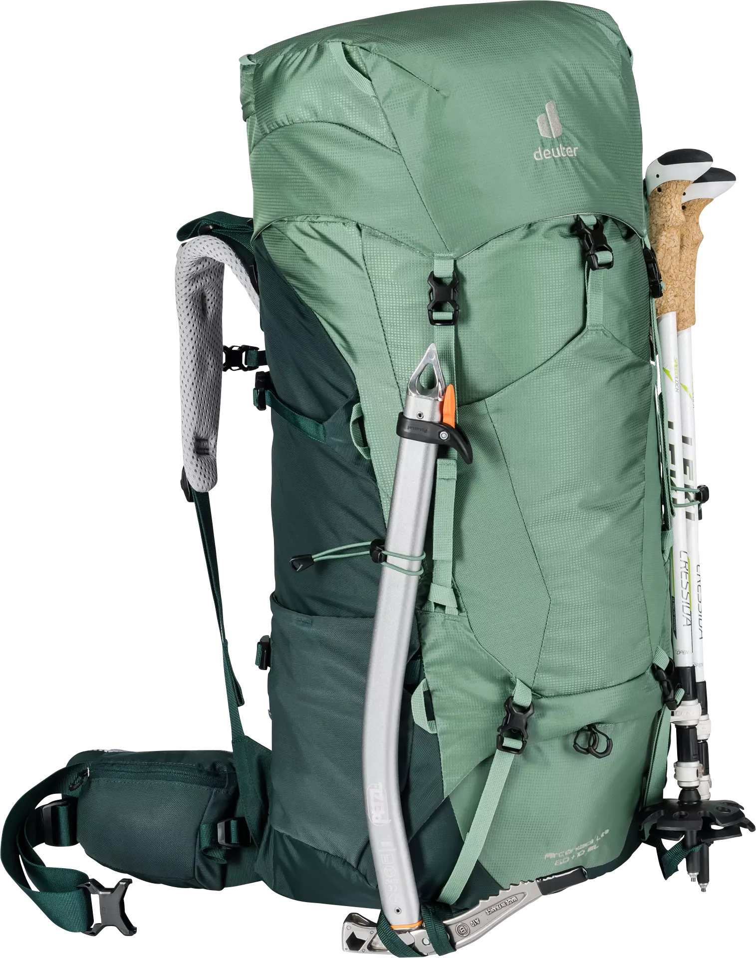 Рюкзак жіночий Deuter Aircontact Lite 60+10L SL (3340621 2264) aloe-forest