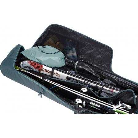 Чехол для лыж каркасный на колесах Thule RoundTrip Ski Roller 175 (TH 3204365) dark slate