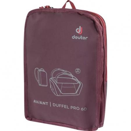 Сумка-рюкзак дорожня Deuter Aviant Duffel Pro 60L (3521120 5543) maron-aubergine