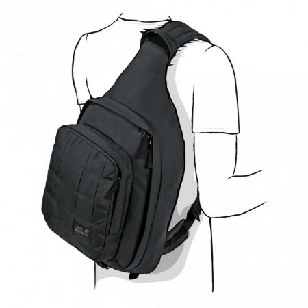 Рюкзак - слінг з однією лямкою Jack Wolfskin TRT 10L bag (2005911-6350) black