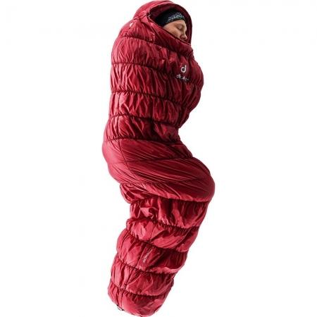 Спальный мешок Deuter Exosphere -6&deg; L right (3700419 5560 0) cranberry-fire