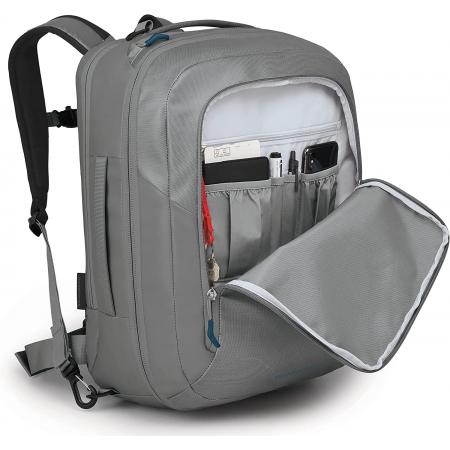 Сумка-рюкзак дорожня Osprey Transporter Global Carry-On Bag 36L (10003891) smoke grey