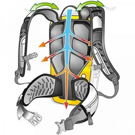 Рюкзак велосипедный Deuter Attack 20L (3200216 9306) papaya-petrol