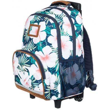 Рюкзак на колесах жіночий Roxy Happy Ending 15L (ERLBP03044) mood indigo-pattern3