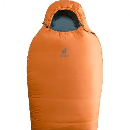 Спальный мешок женская Deuter Orbit -5 SL left (3701622 9316 1) mandarine-slateblue