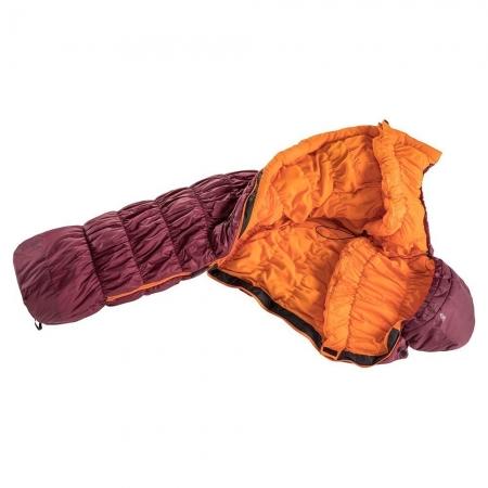 Спальный мешок женская Deuter Exosphere -6&deg; SL left (3700321 5905 1) maron-mango