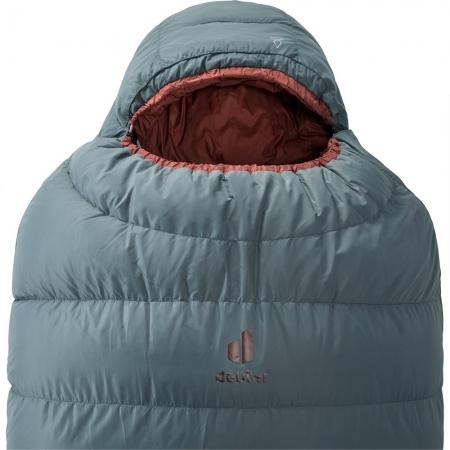 Спальный мешок женская Deuter Astro Pro 400 SL left (3712223 2505 1) teal-redwood