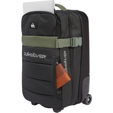 Сумка дорожня на колесах Quiksilver Horizon 41L (AQYBL03006) black/black/green-combo