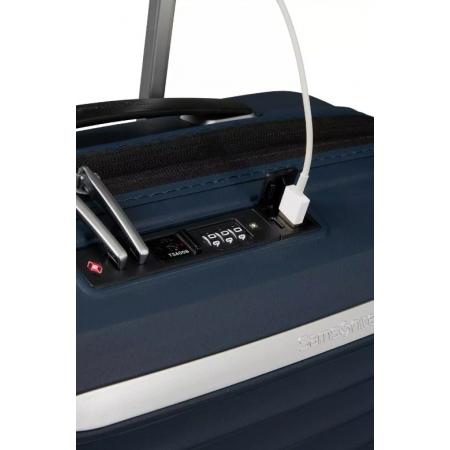 Валіза на колесах Samsonite Upscape 39+6L (KJ1*01001) petrol blue