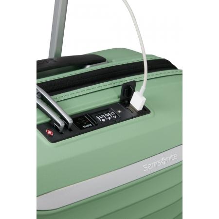 Валіза на колесах Samsonite Upscape 39+6L (KJ1*04001) stone green