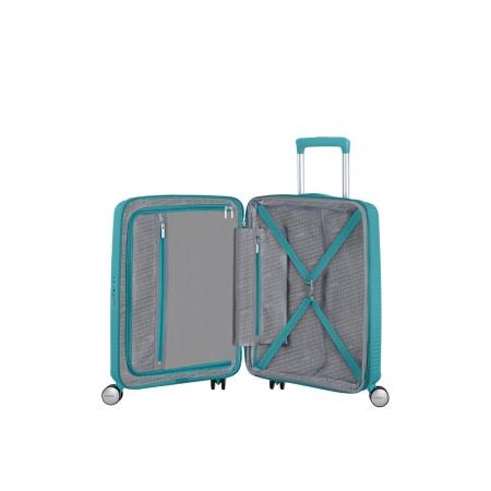 Чемодан на колесах American Tourister Soundbox 35.5+5.5L (32G*61001) turquoise