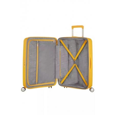 Валіза на колесах American Tourister Soundbox 71.5+9.5L (32G*06002) yellow