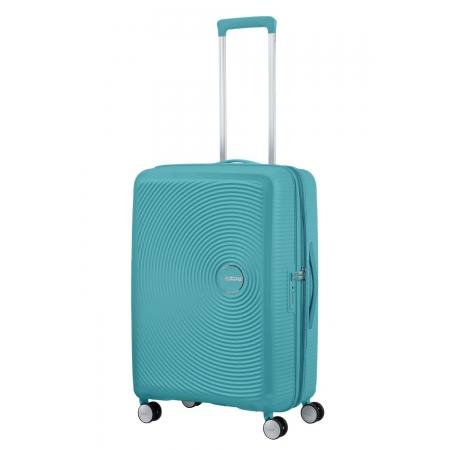 Чемодан на колесах American Tourister Soundbox 71.5+9.5L (32G*61002) turquoise