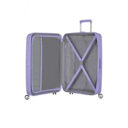 Валіза на колесах American Tourister Soundbox 71.5+9.5L (32G*82002) purple