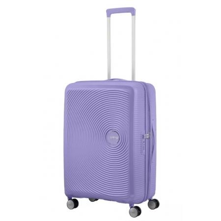 Валіза на колесах American Tourister Soundbox 71.5+9.5L (32G*82002) purple