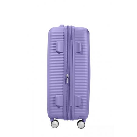 Валіза на колесах American Tourister Soundbox 71.5+9.5L (32G*82002) purple