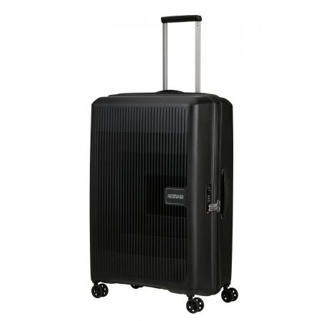 Валіза на колесах American Tourister Aerostep 101.5+7.5L (MD8*09003) black