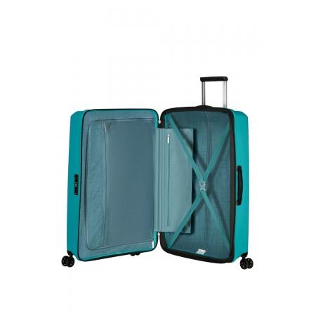 Чемодан на колесах American Tourister Aerostep 101.5+7.5L (MD8*21003) turquoise
