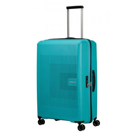 Чемодан на колесах American Tourister Aerostep 101.5+7.5L (MD8*21003) turquoise