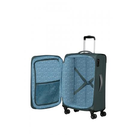 Чемодан на колесах American Tourister Pulsonic 64+10L (MD6*04002) dark forest