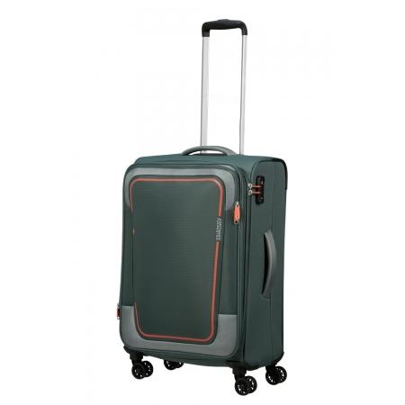 Чемодан на колесах American Tourister Pulsonic 64+10L (MD6*04002) dark forest