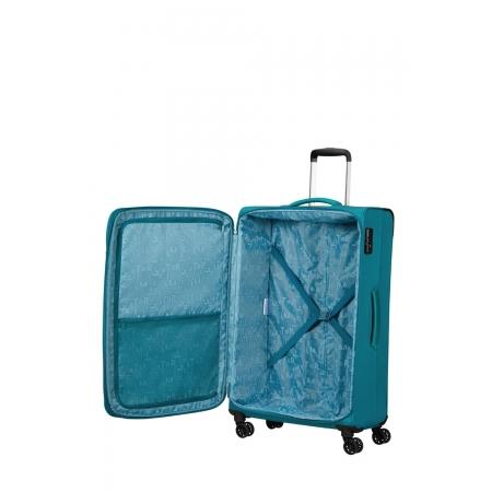 Валіза на колесах American Tourister Pulsonic 113+9L (MD6*21003) stone teal