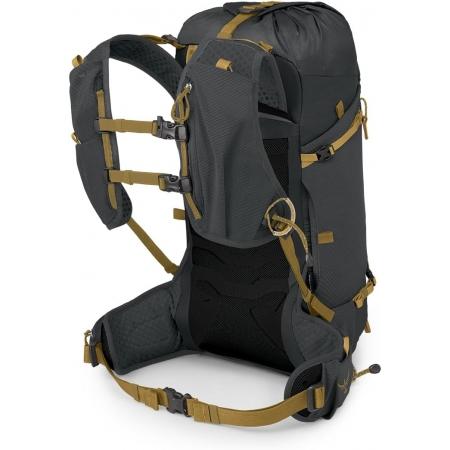 Рюкзак чоловічий Osprey Talon Velocity 20L (10005885) dark charcoal/tumbleweed yellow