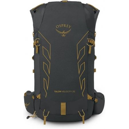 Рюкзак чоловічий Osprey Talon Velocity 20L (10005885) dark charcoal/tumbleweed yellow