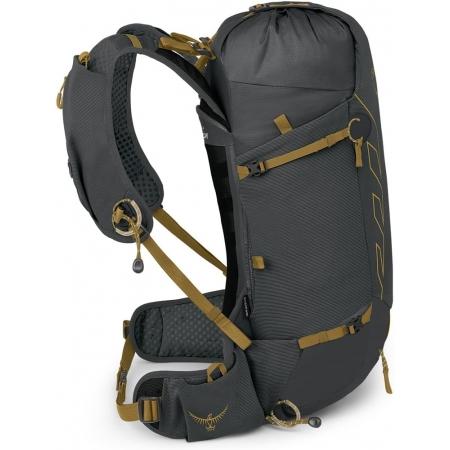 Рюкзак чоловічий Osprey Talon Velocity 20L (10005885) dark charcoal/tumbleweed yellow