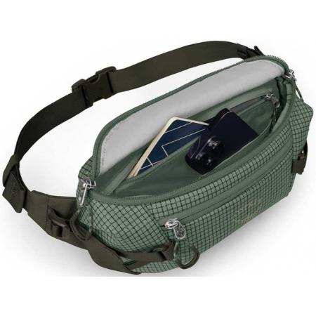 Сумка на пояс Osprey Transporter Waist Pack 3L (10006532) pine leaf/earl grey