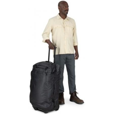 Сумка дорожня на колесах Osprey Transporter Wheeled Duffel 90L (10006342) raven black/black