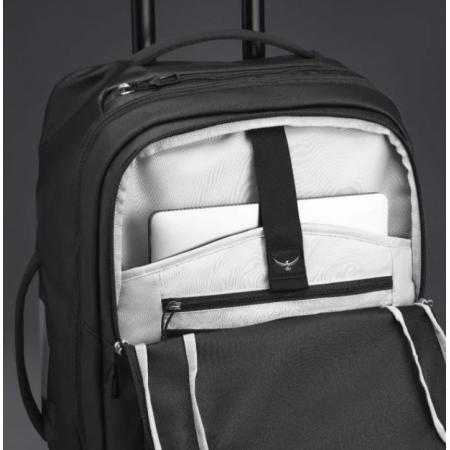 Сумка дорожня на колесах Osprey Transporter Wheeled Carry-On 38L (10006355) raven black/black