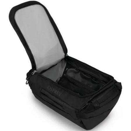 Сумка - рюкзак Osprey Transporter Duffel 40L (10006320) raven black/black