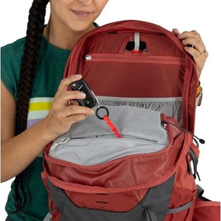 Рюкзак женский Osprey Tempest 22L (10006803) red pampas/coal grey
