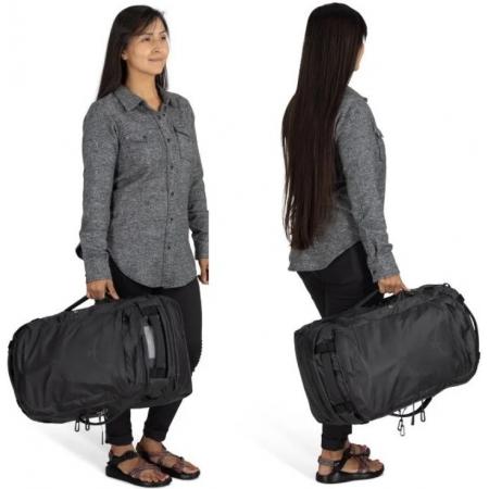 Сумка-рюкзак Osprey Transporter Squffel 44L (10006374) raven black/black
