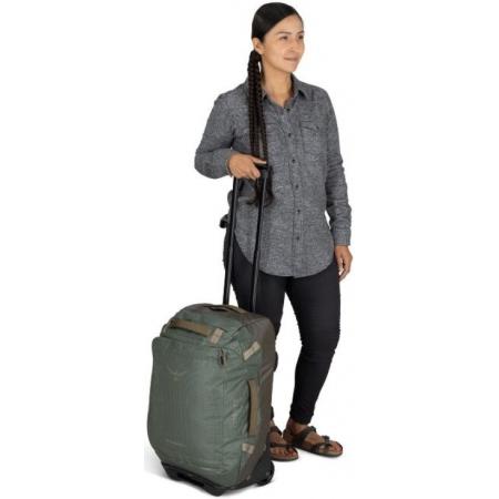 Сумка дорожня на колесах Osprey Transporter Wheeled Duffel 40L (10006339) pine leaf/earl grey