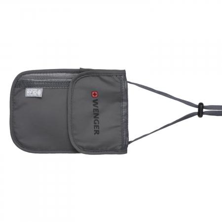 Гаманець Wenger Neck Wallet with RFID pocket (604589) carbon