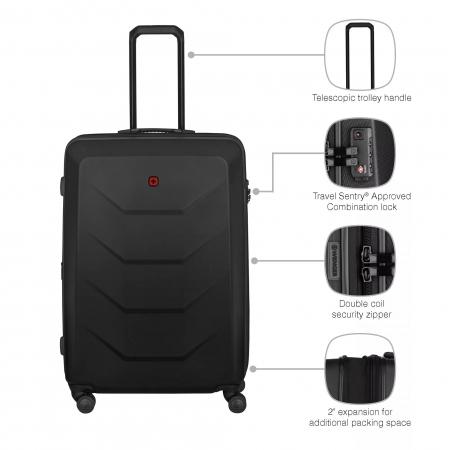 Валіза на колесах Wenger Prymo 93+14L (612538) black