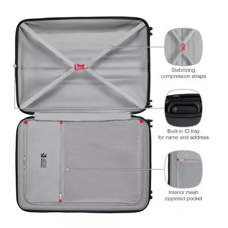 Валіза на колесах Wenger Prymo 93+14L (612538) black