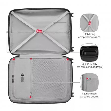 Чемодан на колесах Wenger Prymo 59+8L (612537) black