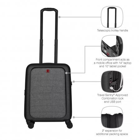 Валіза на колесах Wenger Syntry 36L (610163) black