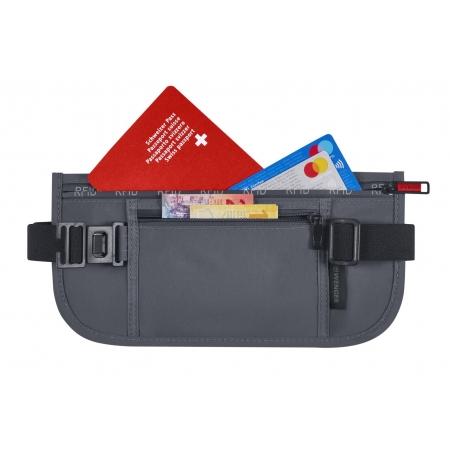 Сумка на пояс з RFID захистом Wenger waist belt with RFID (611879) carbon
