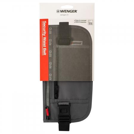 Сумка на пояс з RFID захистом Wenger waist belt with RFID (611879) carbon