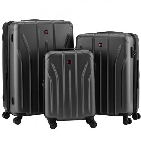 Набір валіз на колесах Wenger Oryson 3 в 1 (S,M,L) (653212) carbon