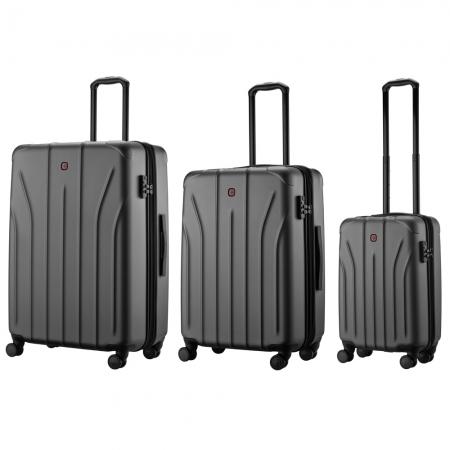 Набір валіз на колесах Wenger Oryson 3 в 1 (S,M,L) (653212) carbon