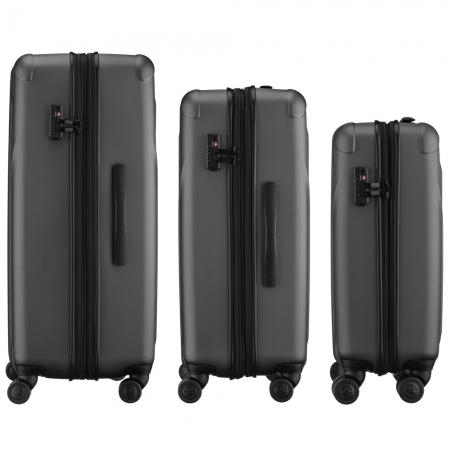 Набір валіз на колесах Wenger Oryson 3 в 1 (S,M,L) (653212) carbon
