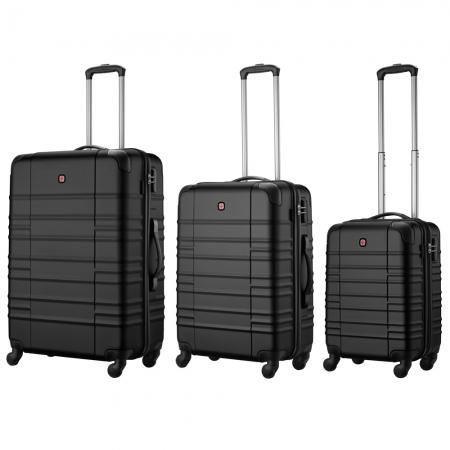 Набір валіз на колесах Wenger Amplar 3 в 1 (S,M,L) (653149) black